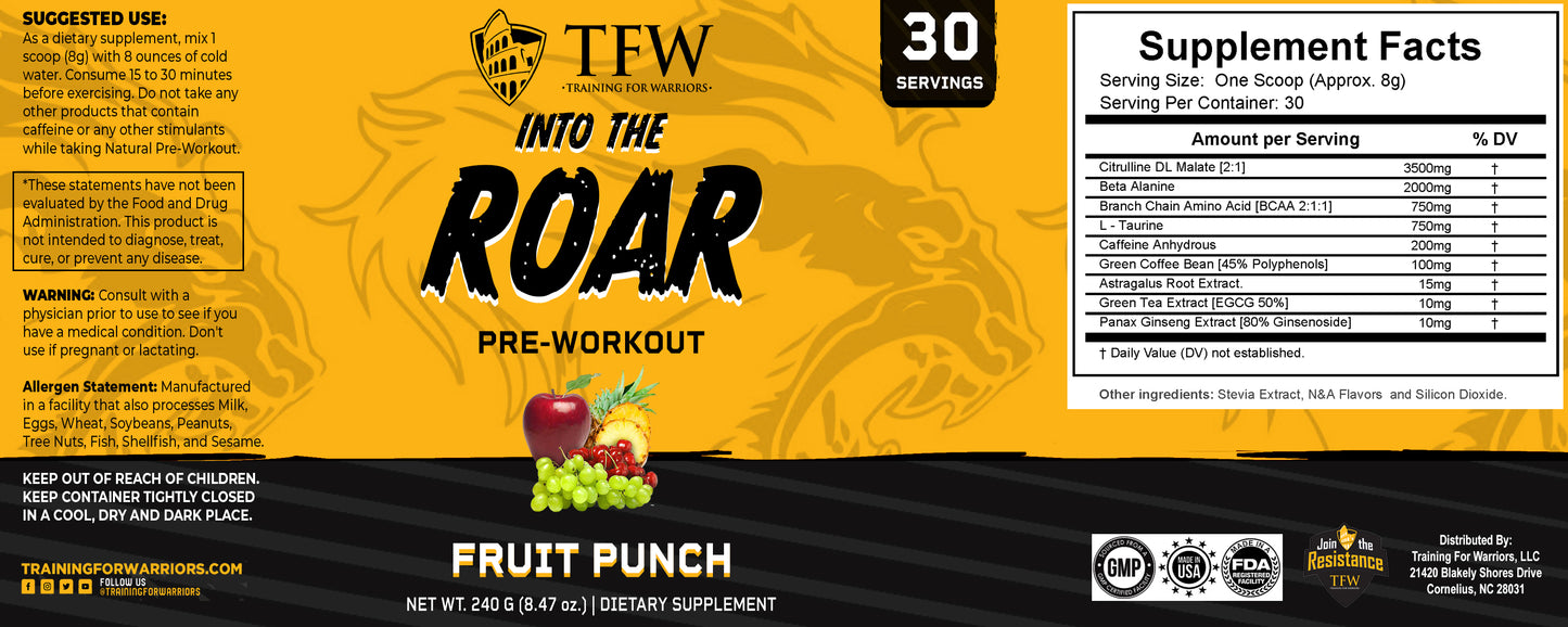 Roar Pre-Workout