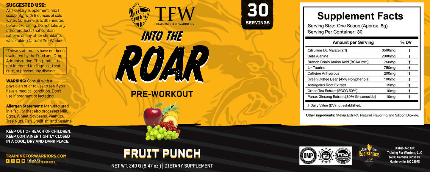 Roar Pre-Workout